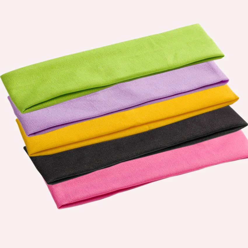 1PC Fashion Style Absorbing Sweat Headband Candy Color Hair Band Popular Hair Accessories for Women headbands for women