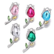 Новинка 20 шт/партия оснастки ювелирные изделия Смешанные фиолетовый горный хрусталь цветок металлические подвески 18 мм украшение с защелкой для защелки браслет