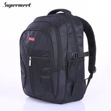 Supermeet Men Backpack Large Capacity Bagpack for Boys Daypack Laptop Back Pack Nylon Tide Black Men