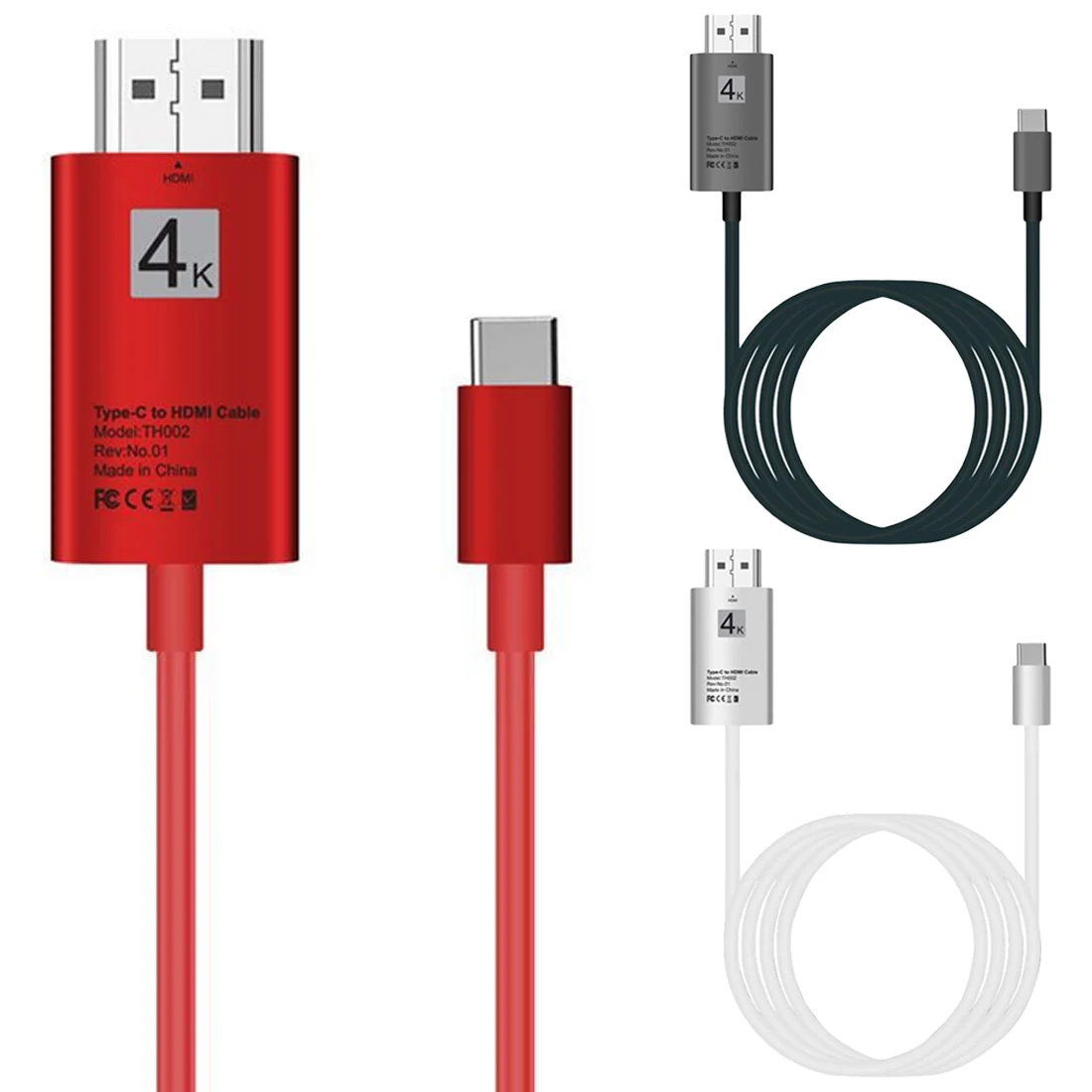 USB C كابل Hdmi نوع C إلى HDMI الصاعقة 3 ل ماك بوك سامسونج غالاكسي S9/S8/ملاحظة 9 هواوي P20 برو USB-C محول HDMI