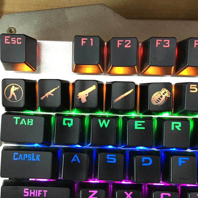 SIANCS DIY CS GO Gaming keycaps Key Button CSGO key caps game keycap Game Accessories Mercy ABS Cap for Mechanical keyboard
