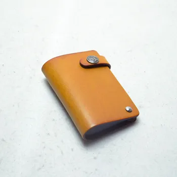 

ALAVCHNV new original hand-made Japanese retro card package leather leather tannery business card holder BR5018