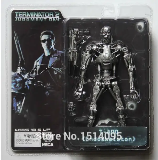 NECA Терминатор 2 фигурка T-800/T-1000 ПВХ фигурка игрушка модель игрушки 7 типов 18 см