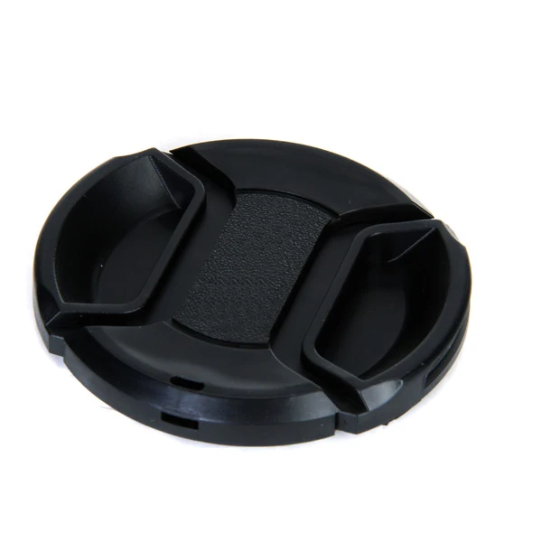 Black Plastic 58mm Snap-On Lens Cap For Camera Canon Lens Filter Adaptor