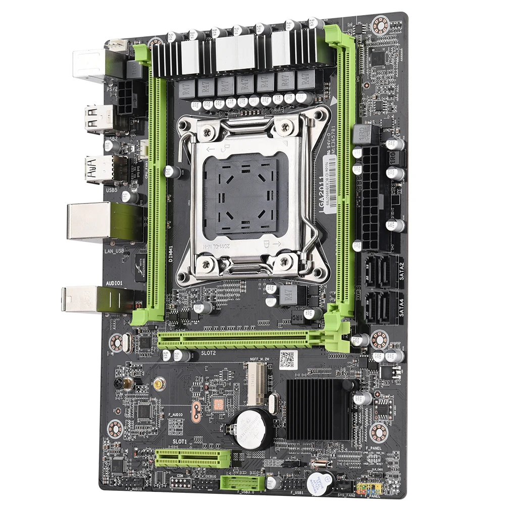 X79 M2 материнская плата LGA2011 M-ATX USB2.0 SATA 3 ГБ/сек. PCI-E NVME M.2 SSD поддержка памяти REG ECC и процессор Xeon E5