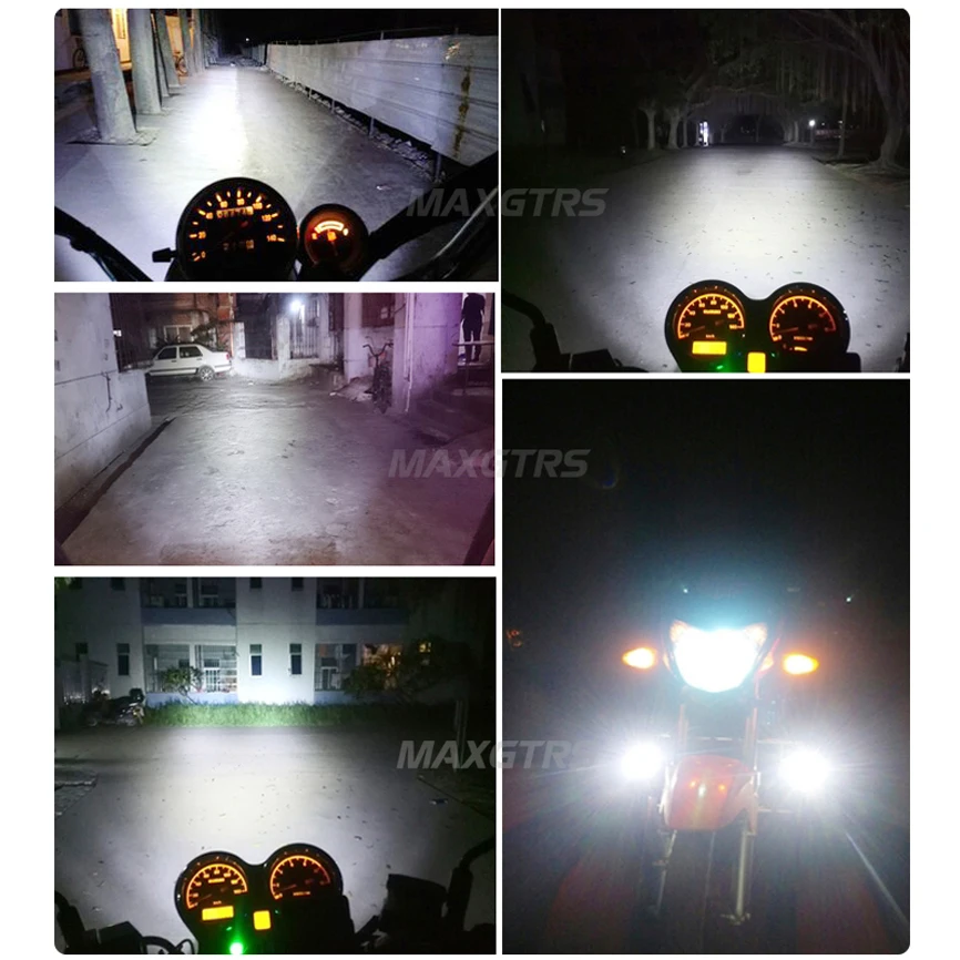 MAXGTRS H4 светодиодный мотоциклетный головной светильник HS1 лампа BA20D 30 Вт 4800LM флип-чип мото светильник мопед KMT EXC ATV лампа идеальный Hi Lo луч
