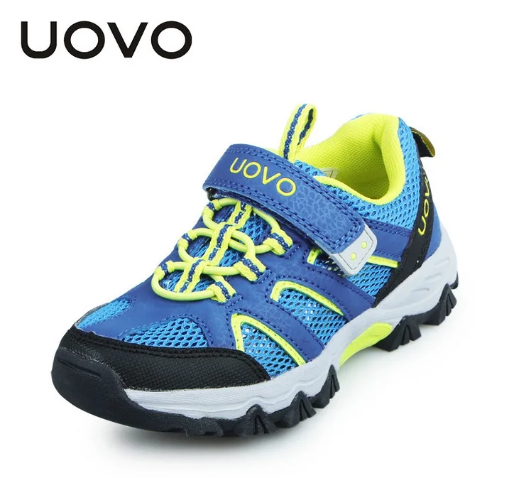 

2017 New Stely UOVO Boys Shoes Sport Children Shoes Breathable mesh Kids Shoes Light Sneakers for Boys Eur 29-37
