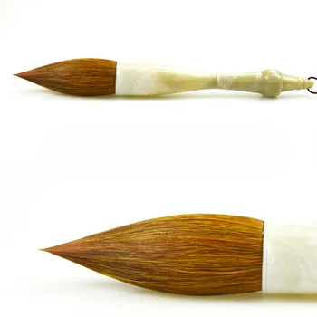 

Chinese Calligraphy Brush Pen Caligrafia Hopper-shaped Brush Multiple Hairs Writing Brush Calligraphy Bear Hair Chinese Painting