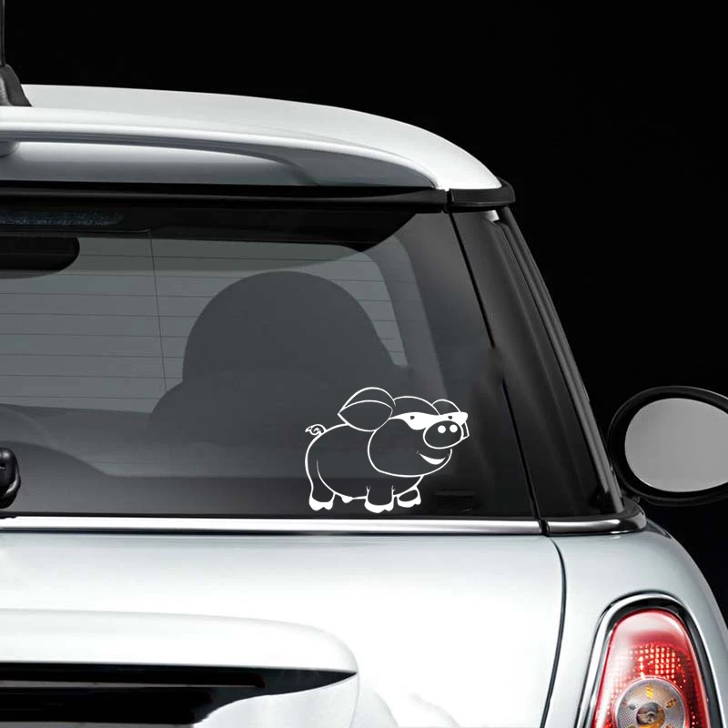 15X11.6CM Fresh Pork Fashion Vinyl Car Sticker Motorcycle Decal Car Styling