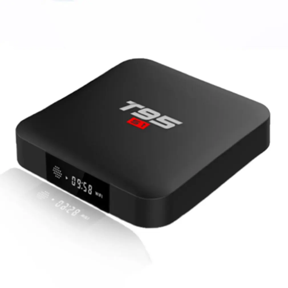 

Android 7.1 TV Box, T95 S1 Smart Internet TV Box Amlogic S905W Quad Core 1GB/8GB with Digital Display HDMI HD 4K Ethernet