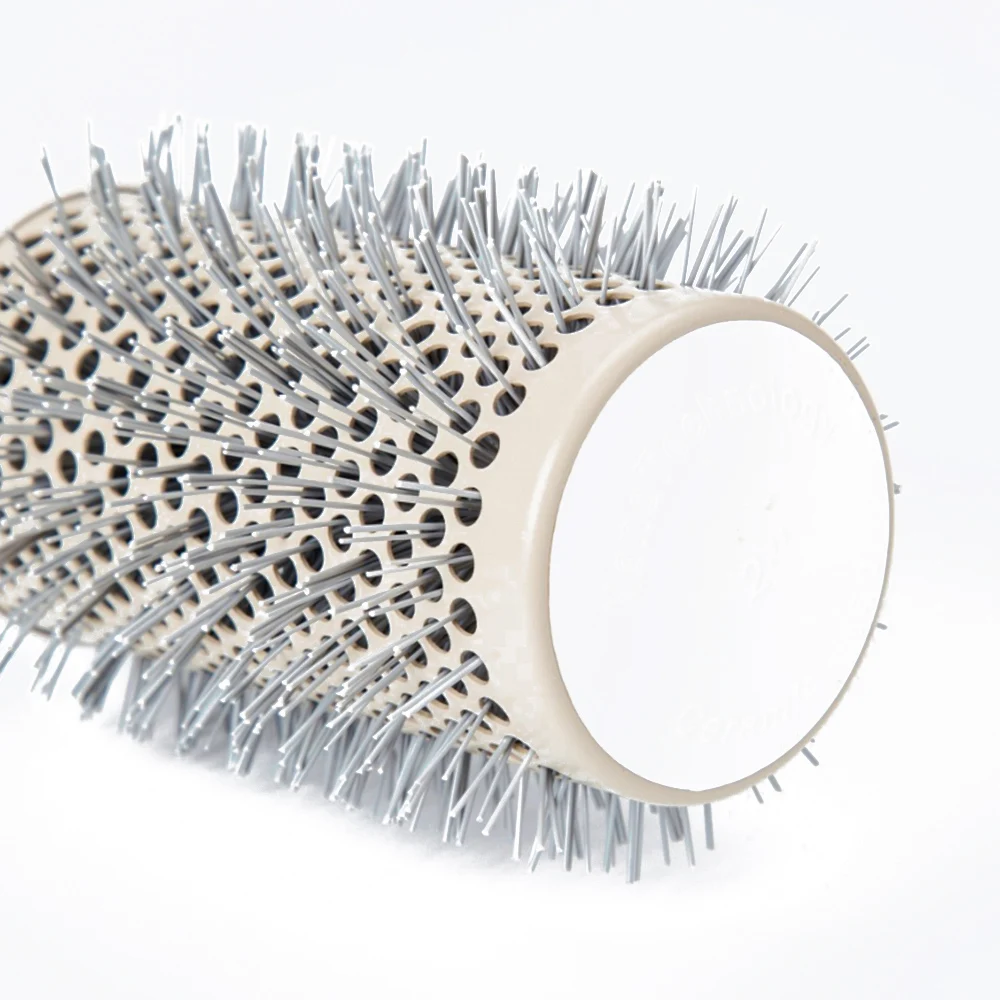 Профессиональная круглая расческа для волос термостойкая Парикмахерская керамическая железная щетка 5 размеров салонный инструмент для укладки волос
