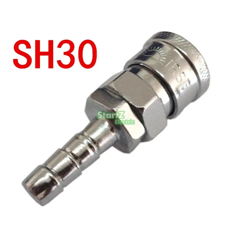 

SH30 Join Hose 10mm X 6.5mm Pneumatic Air Compressor Hose Quick Coupler Plug Socket Connector