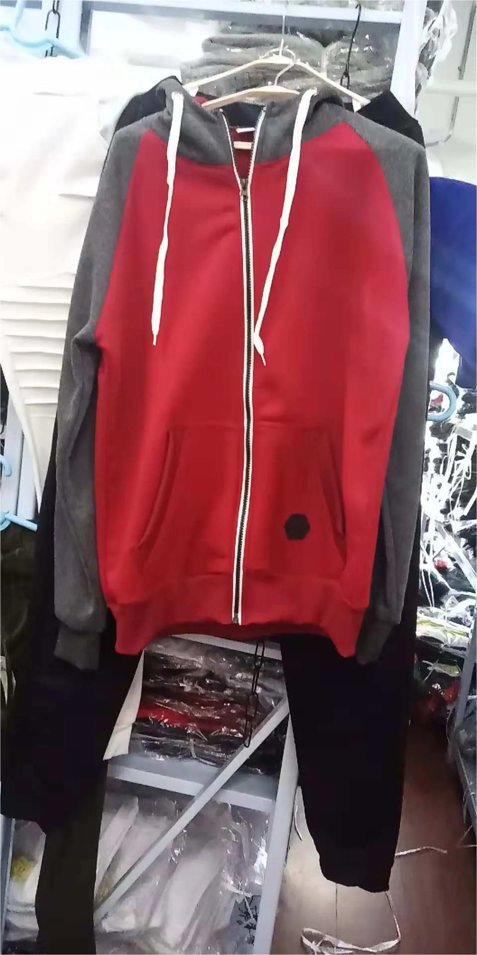 Mens Fleece Hoodie Jacket Sweater For Layering Warm Lounge Full Zip Up S-XXL