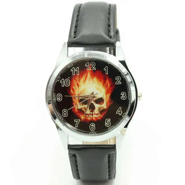 Free Shipping Marvel Super Hero Ghost Rider Fashion Skull Watch Wrist Xams Child Free Shipping Marvel Super Hero Ghost Rider Fashion Skull Watch Wrist Xams Child