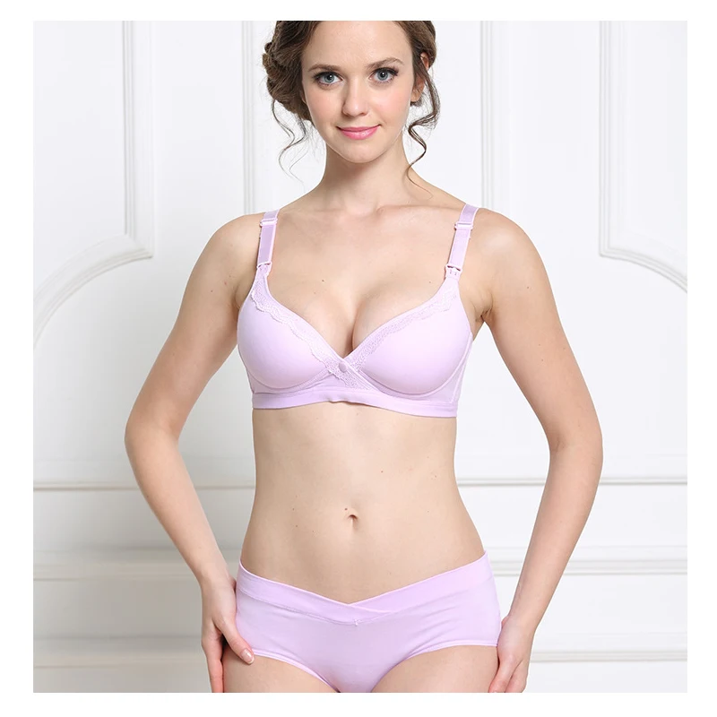 

Sexy Cotton Maternity Nursing Bra Pregnant Women Padded Push Up Breast Feeding Bra Pregnancy Intimate Lingerie Underwear 2019