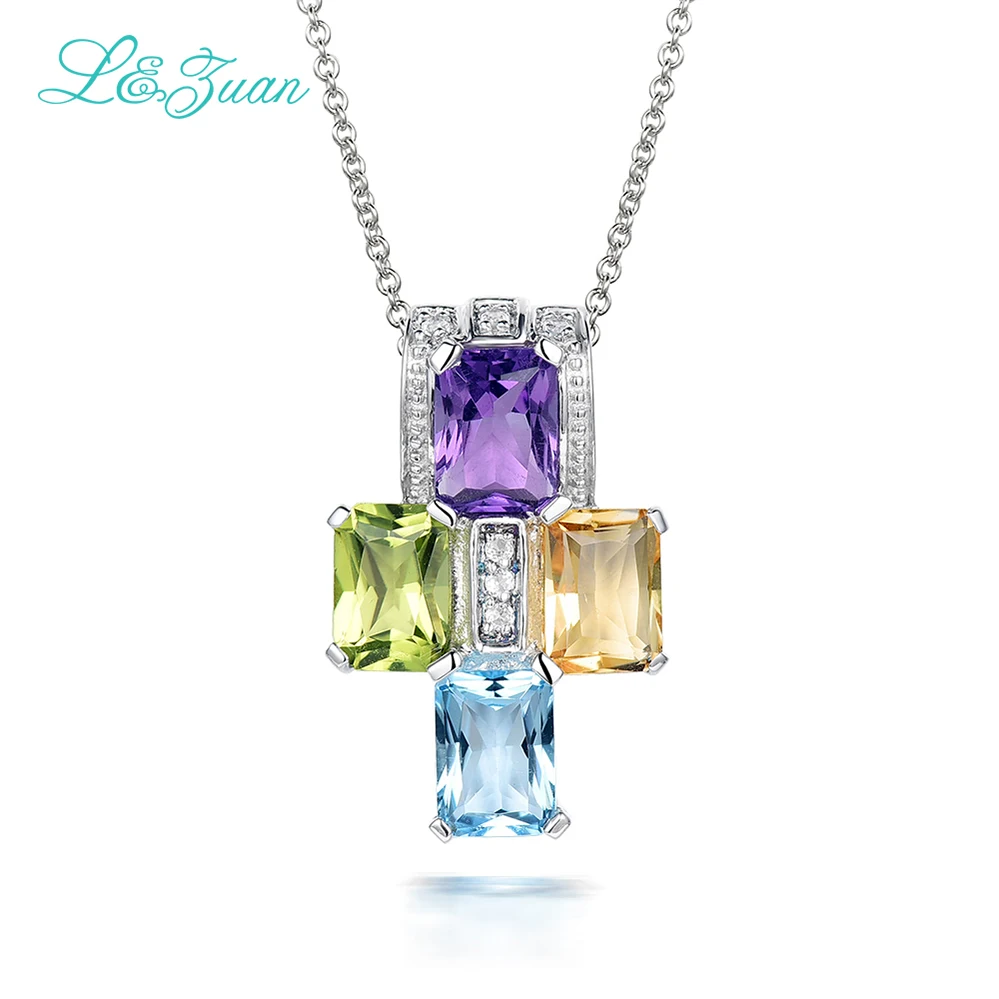 I&Zuan Fine Jewelry 925 Sterling Silver Jesus Cross