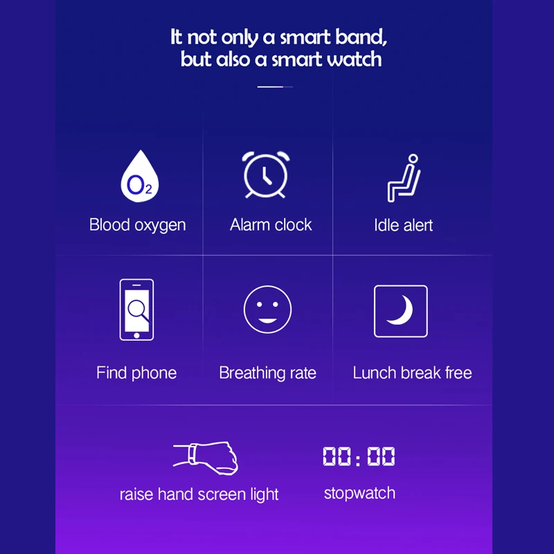 Greentiger CK11C Smart Band Blood Pressure Heart Rate Monitor Smart Bracelet Color Screen Ios Android PK Ck11s Smart Wristband