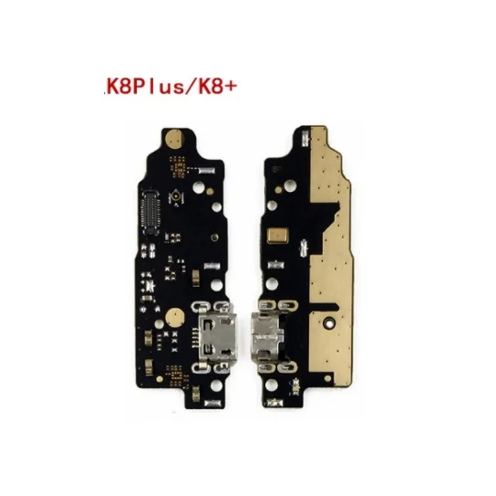 10pcs USB Charging Port Dock Plug Socket Jack Connector Charge Board Flex Cable With Microphone For Lenovo K8 Plus K8+ K8Plus | Мобильные