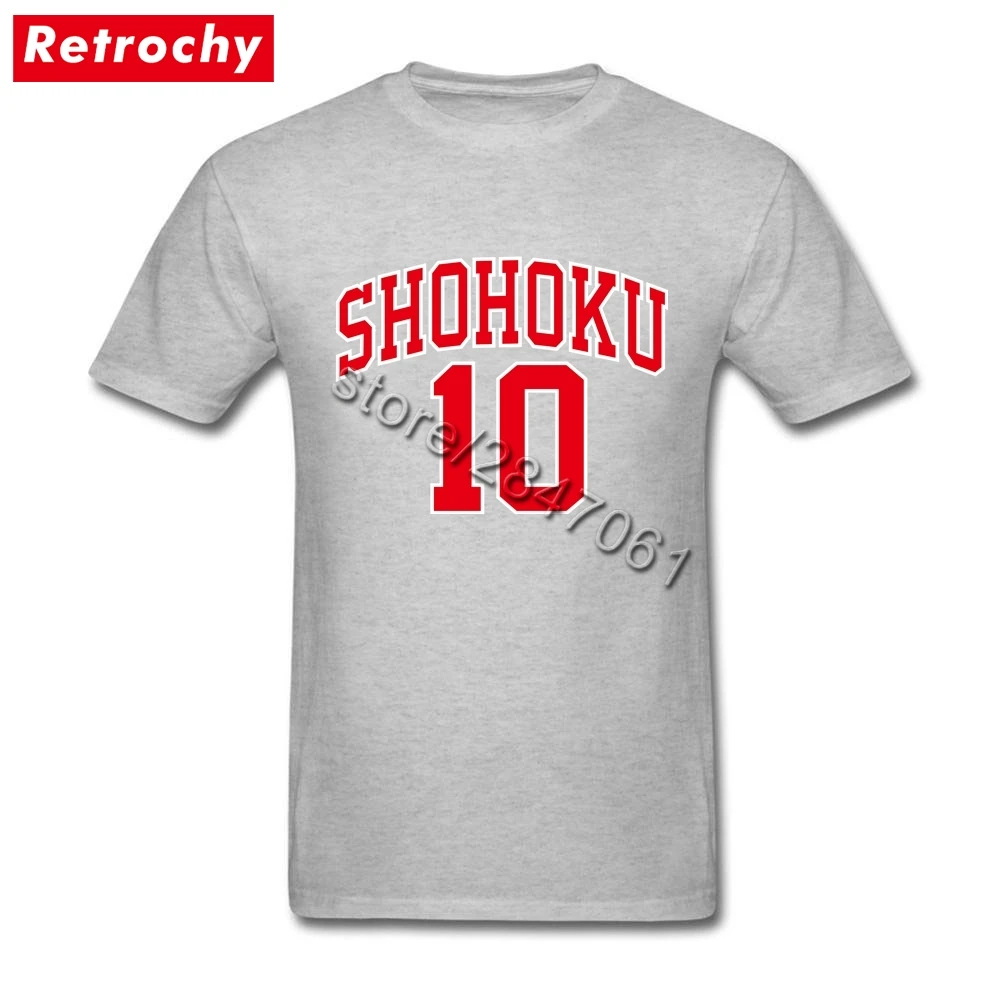 Известный бренд ханамичи футболка по аниме Sakuragi Для мужчин Shohoku номер 10 футболки