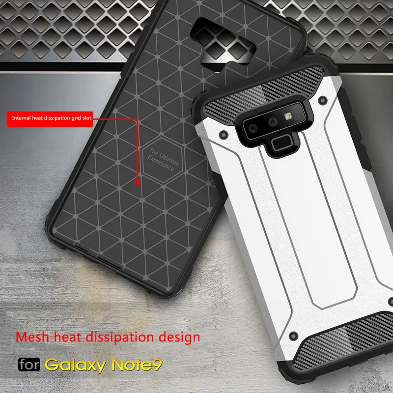 

Rugged Hybrid TPU/PC Shockproof Armor Case Back Cover For Samsung Galaxy S9 Plus S6 S7 Edge S8 Plus Note 8 9 Note8 Note9 Coque