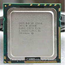 INTEL ЦП Xeon 2,66G/12 M cpu E5640 cpu Процессор LGA 1366 SLBVC поддержка X58 Материнская плата