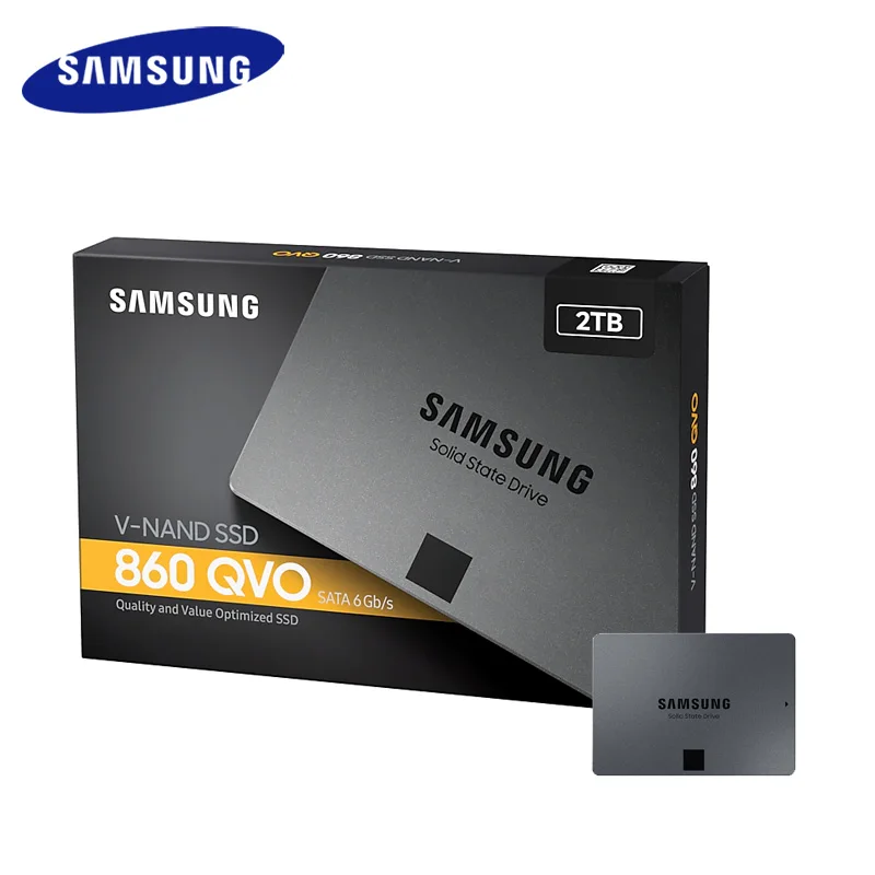 Высокоскоростной Внутренний твердотельный диск SAMSUNG 1 ТБ 2 4 860 QVO SATA 3 5 для
