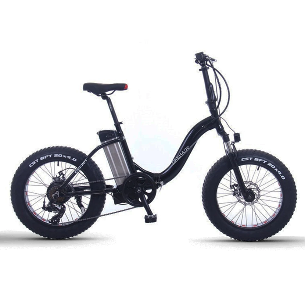 Sale 20inch Snow electric bicycle 48V12AH lithium battery 500w rear wheel motor fat  e-bike folding electric mountian bicycle 0