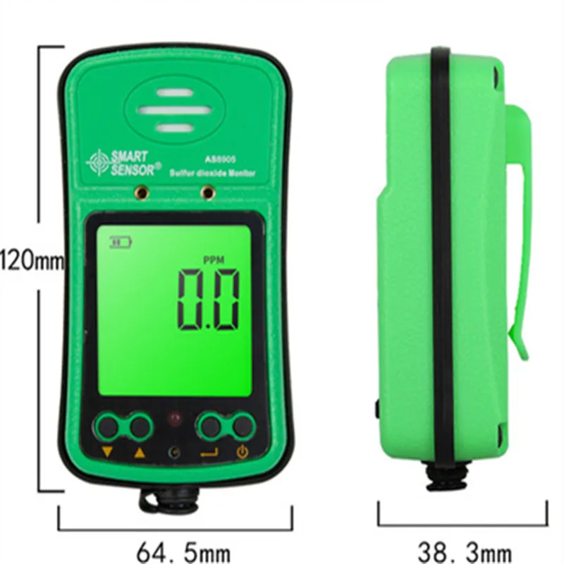AS8905 высокоточный портативный промышленных газоанализатор диоксида серы тестер SO2 монитор метр тестер