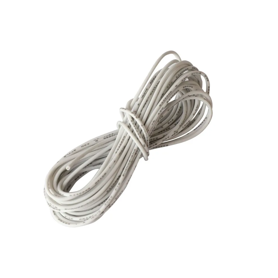 UL3132 24 AWG многожильный провод крюк up гибкий электрический с силиконовой оплеткой