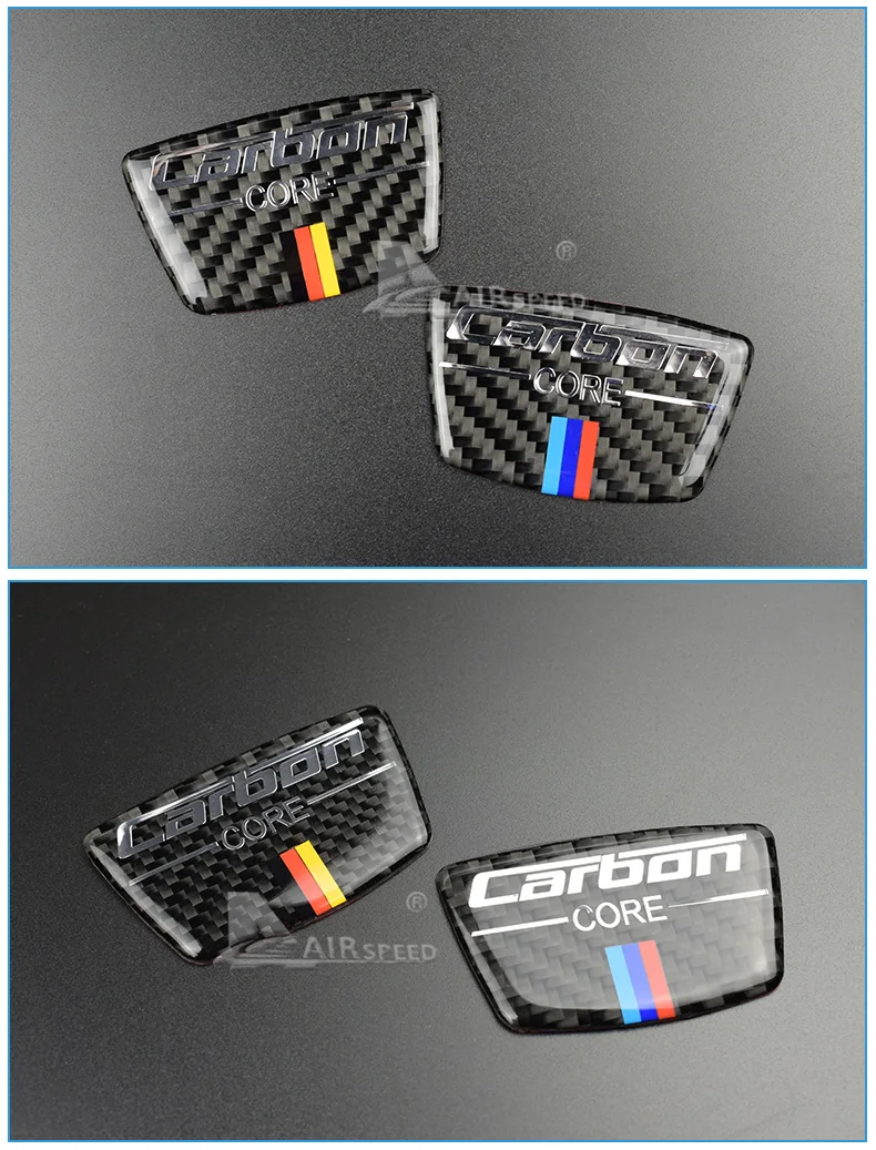 Carbon Fiber Car Rearview Mirror Stickers Anti-collision Strips B-pillar for BMW E90 E60 F30 F34 F10 F20 X1 X3 X4 X5 X6 (6)