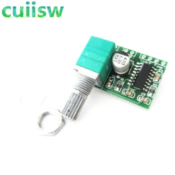 

10pcs/lot PAM8403 mini 5V digital amplifier board with switch potentiometer can be USB powered