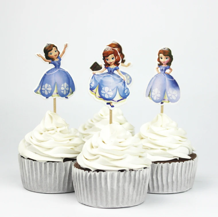 Princess Sofia Cupcake Toppers