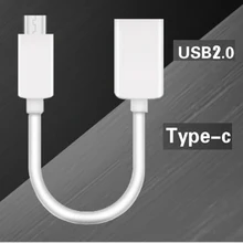 10 шт. кабель для передачи данных type C к USB 2,0 Тип A мужчин и женщин O-T-G кабель для передачи данных