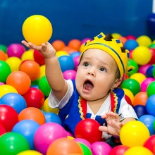 100/200 шт Красочный бассейн с шариками экологичный Забавный детский бассейн игрушка для игр водный бассейн океан волна мяч диаметр 5,5 см
