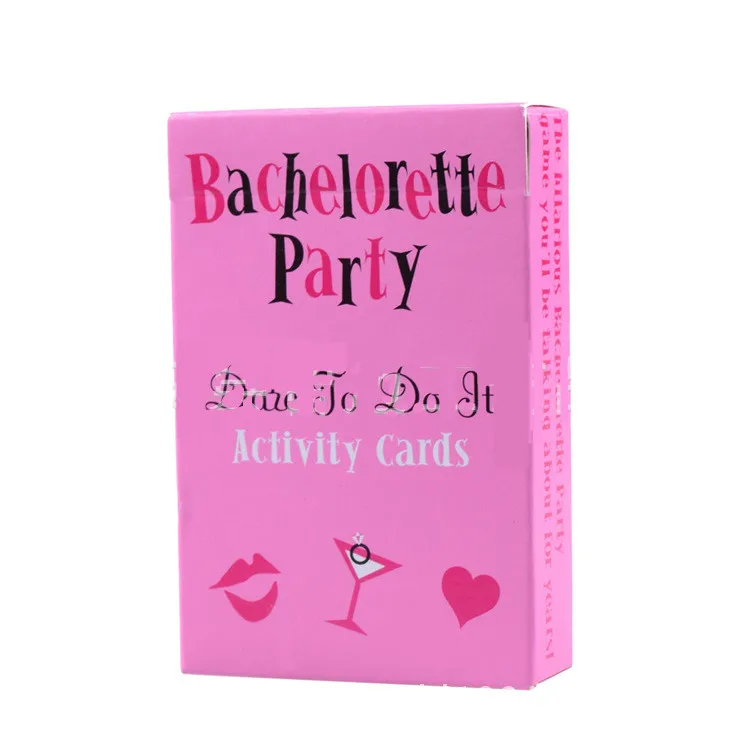 Unmarried Women's Party Card Game Props Bachelorette Party Dare Cards Fun Fun Card Printing Cards Single Party Joy Game qq009 (2)