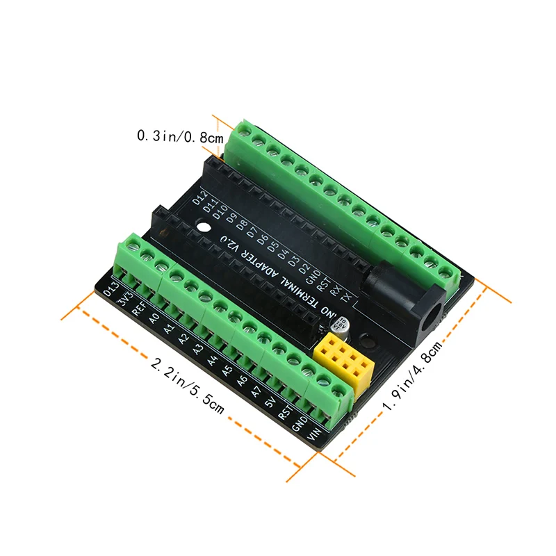 Плата адаптера расширения Nano Terminal Keywish для Arduino V3.0 AVR ATMEGA328P с NRF2401 + интерфейс