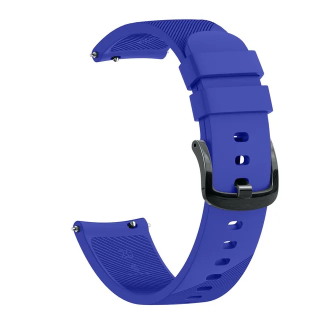 Новые силиконовые умные часы ремешок для Garmin Vivoactive 3 Band Vivomove браслет hr для Garmin Forerunner 645 умные аксессуары - Цвет: Синий