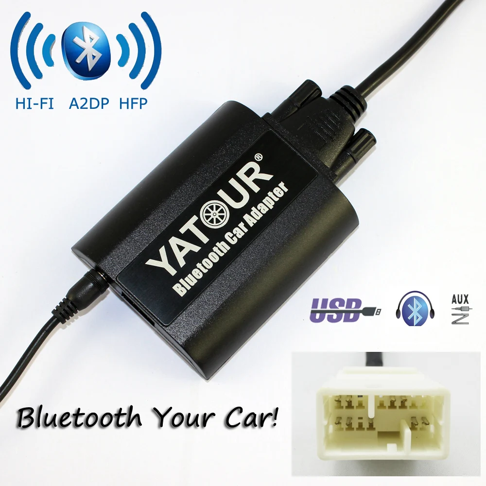 Yatour adaptador Bluetooth para coche para Honda Goldwing GL1800 YT BTA