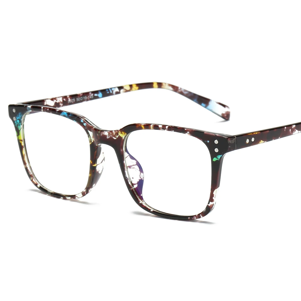 

Brand TR90 Anti Blue Ray Eyeglasses Rectangle Optical Myopia Eyewear Titanium Frame Black Computer Glasses Frame for Women Men
