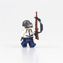 

MOC LegoING PUBG Minifigure 98K Weapon Guns Accessories Compatible Military City Police WW2 Soldiers Army Building Blocks Toys