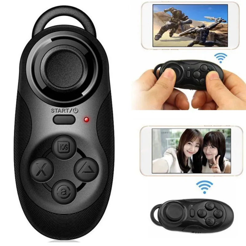 

Portable Wireless Bluetooth Remote Control Joystick Gamepad Console Selfie Shutter for Android iOS Smartphone 3D VR Glasses