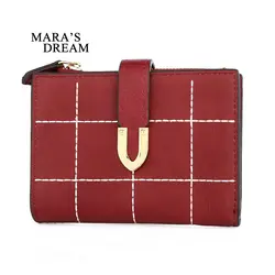 Мечта Мары небольшой кожаный кошелек Для женщин Элитный бренд известный мини Для женщин кошельки женские короткие портмоне кредитной