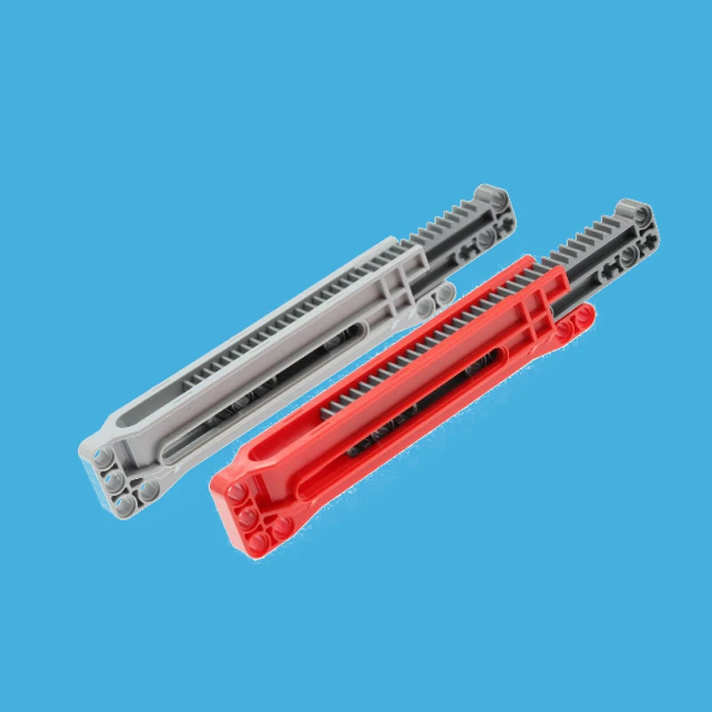 

1 Set Technology Machinery Series MOC Brick Parts 1x14x2 Rack Gear Combination Compatible with No.18942 18940 DIY Parts Toys