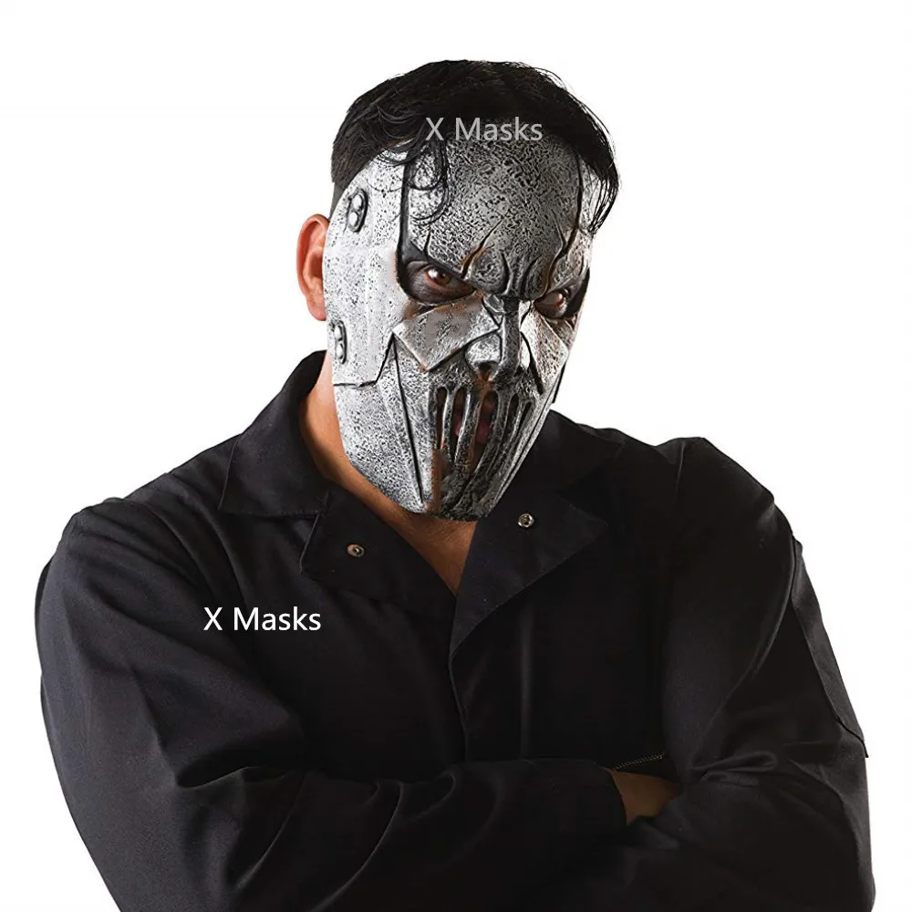 Slipknot Мик костюм маска для лица латексная маска Тэйлор маски Dulex Косплей Хэллоуин larp Prop взрослый тяжелый металл заточенный рот