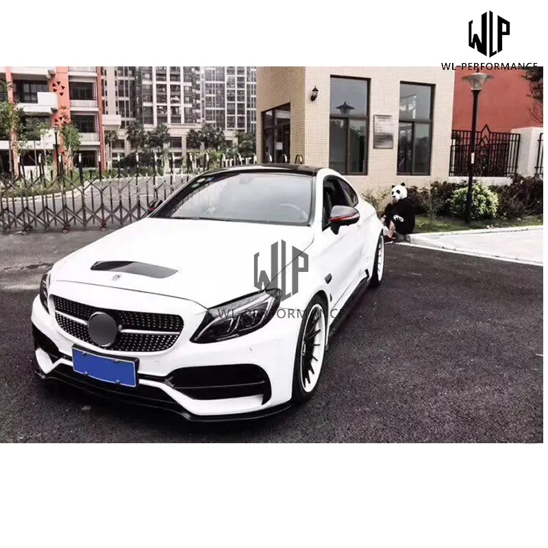 W205 C63 PD style High quality PU Unpainted Car body kits For Mercedes-Benz W05 C63 Coupe PD style Car Styling