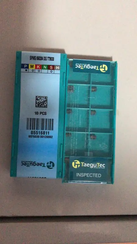 

10 шт., карбидные вставки SPMG050204 U