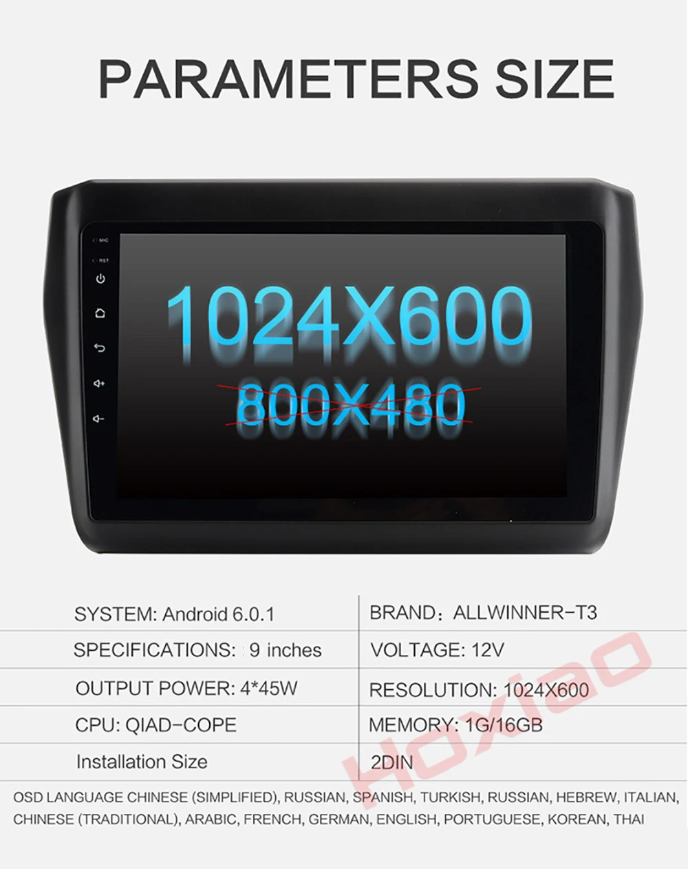 Top For  SUZUKI  swift  2017.2018  9 inch 1024*600 screen Car Android radio gps stereo 2 din car dvd player BT multimedia player 17