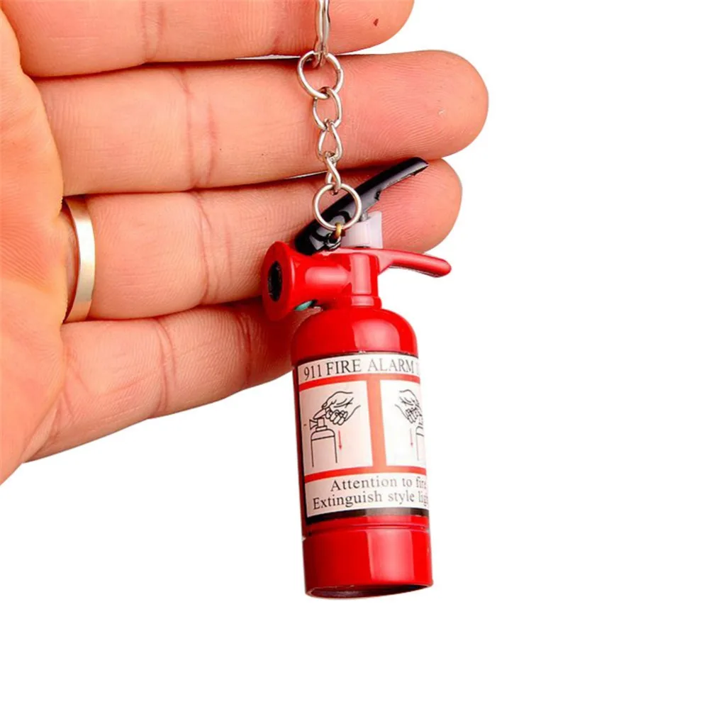 Mini Pendant Type Fire Extinguisher Shaped Metal Cigarette Cigar