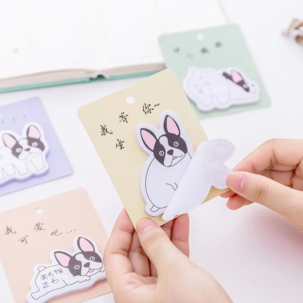 

30 sheets/pc Creative Naughty Dog Memo Pad Paper Post-It Notes Sticky Notes Notepad Stationery Papeleria Office School Supplies