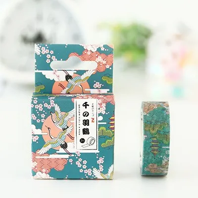 

15mm*7m Flying Crane in The Cloud Decorative Washi Tape DIY Scrapbooking Masking Tape School Office Supply